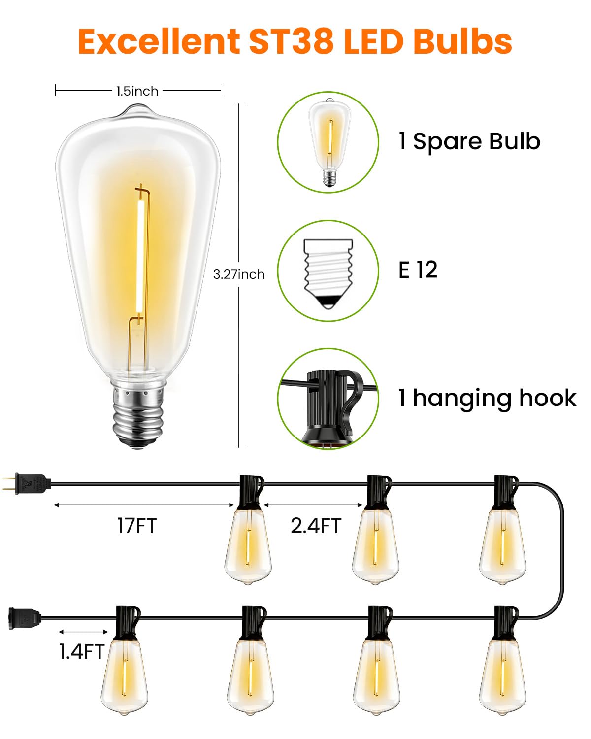 VOLIVO waterproof outdoor lights designed to withstand rain and snow