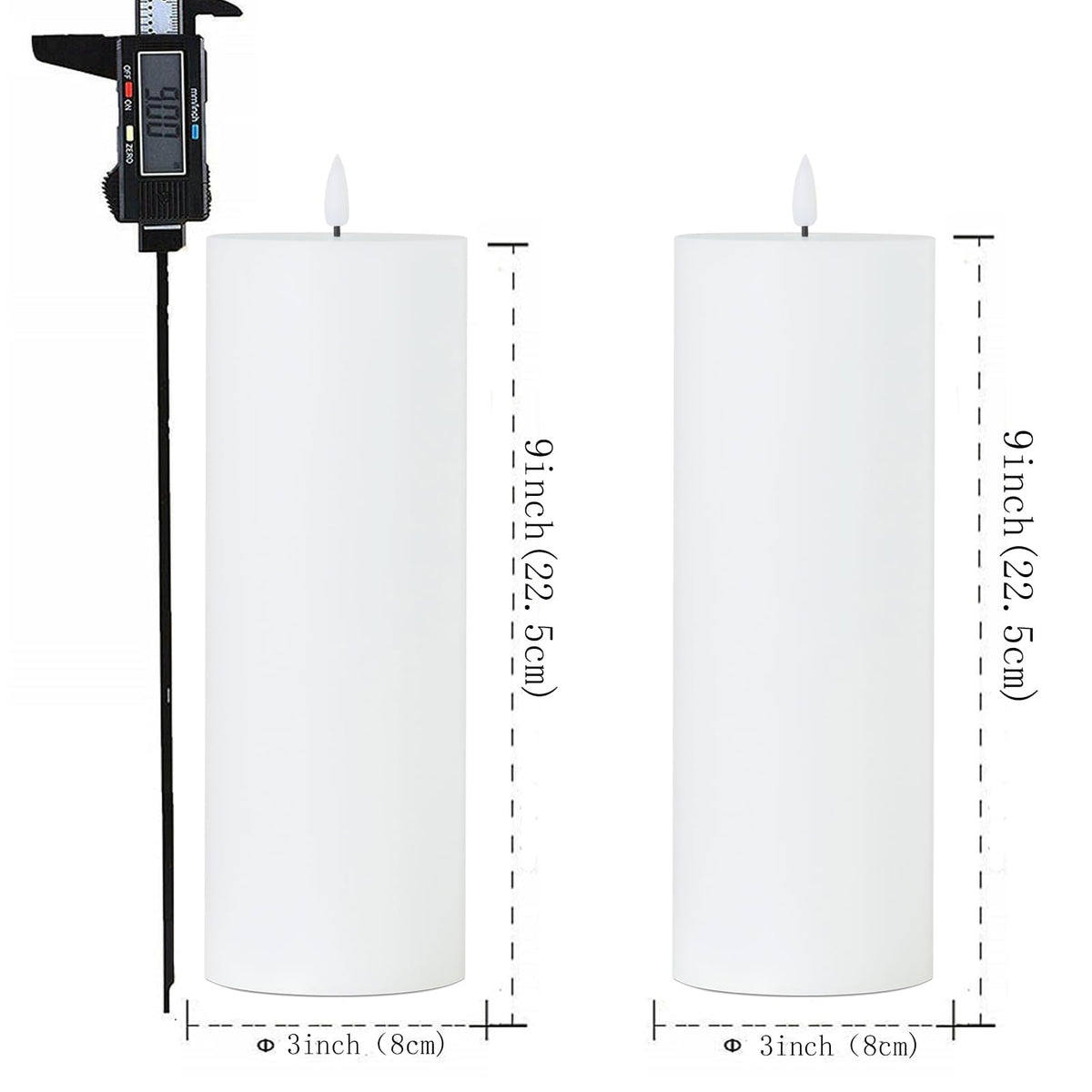 Volnyus night-light candles provide gentle illumination for evenings.