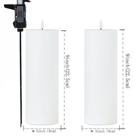 Volnyus night-light candles provide gentle illumination for evenings.