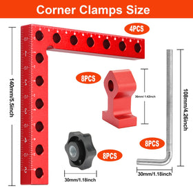 Volpeblu cabinet and drawer assembly using clamps for square panels