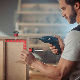 Volpeblu four pack with toolbox organized for quick projects