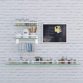 VOLPONE rustproof frame keeps the shelf sturdy and resistant to bathroom moisture