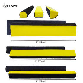 VOLSIVE 7pc rectangle sanding block set, 9-inch, covers larger surfaces.