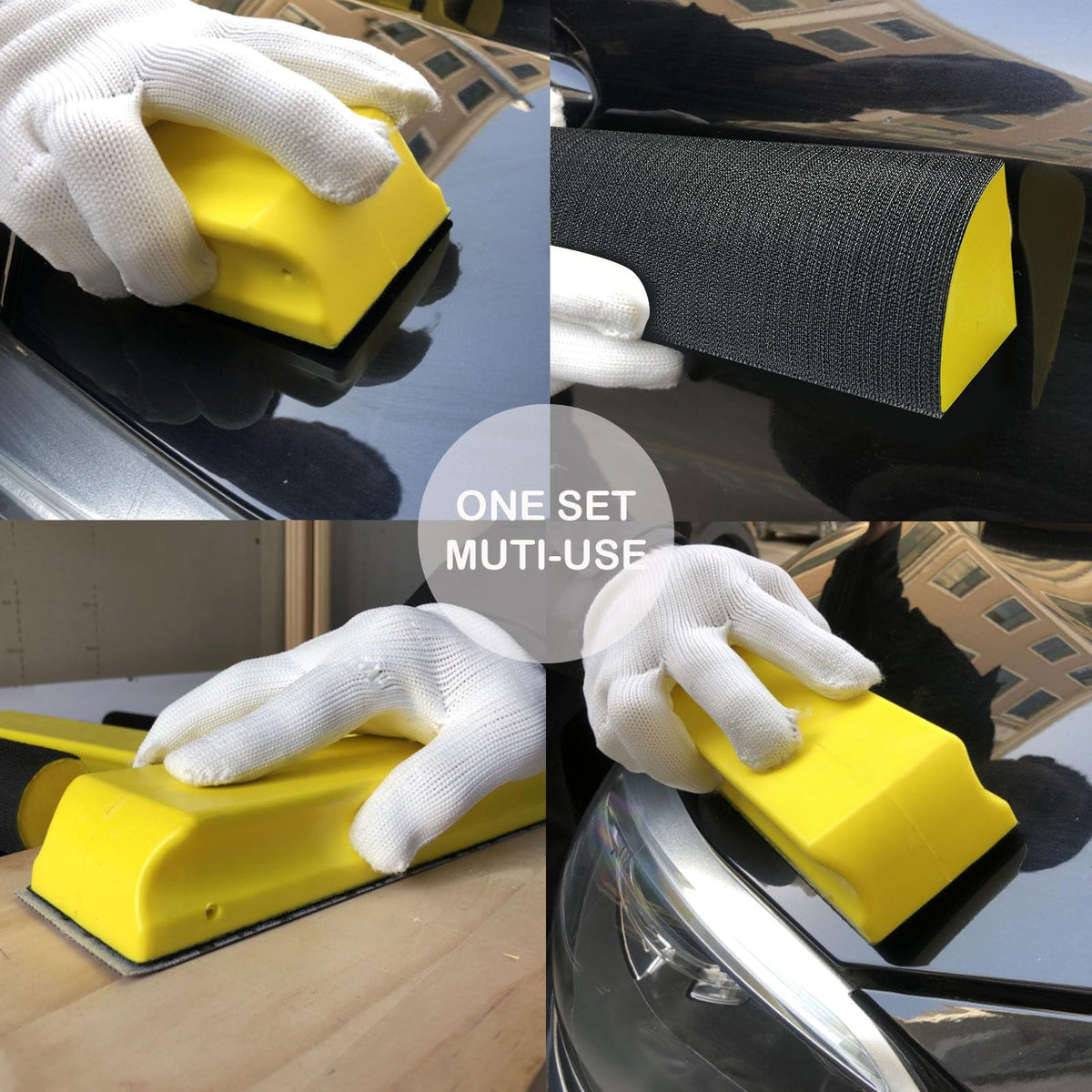 VOLSIVE versatile blocks for auto body, paint prep, woodworking.