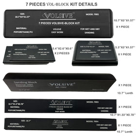 VOLSIVE hand sanding block 7002 elongated design for even large surfaces