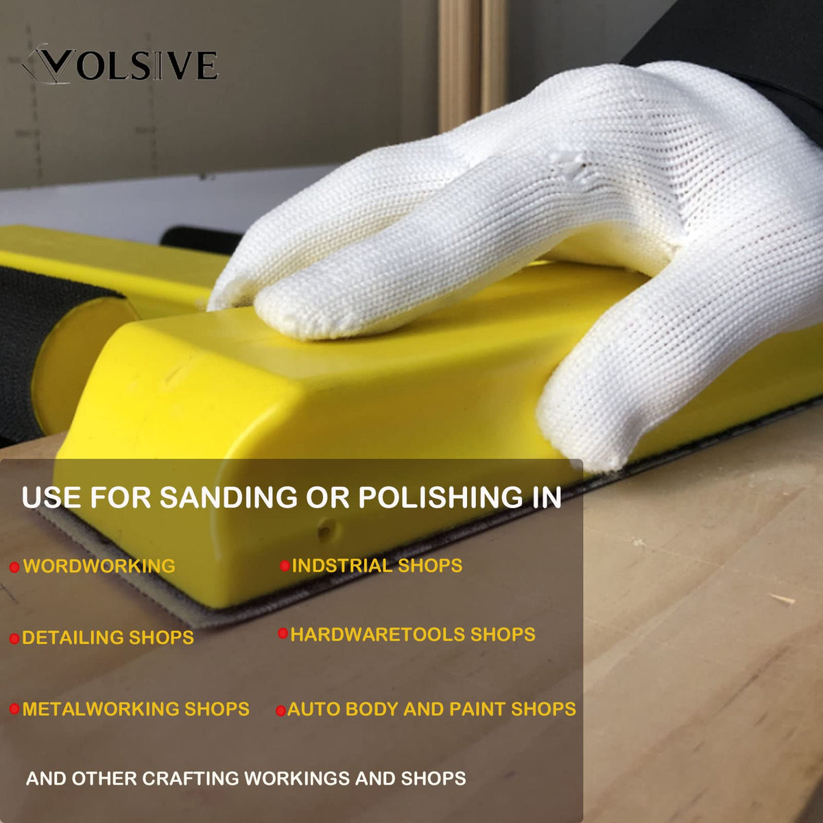 VOLSIVE hook-and-loop backing enables quick paper changes.