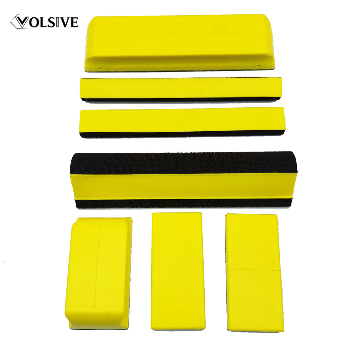 VOLSIVE ergonomically shaped blocks help reach tight spots.