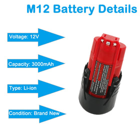 VOLT1799 battery side profile highlights durable construction