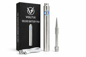 Voltix premium 510 battery pen front view for precise electronics repair on the go.