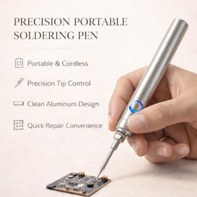 Voltix stainless-steel body provides precise control and comfortable grip.