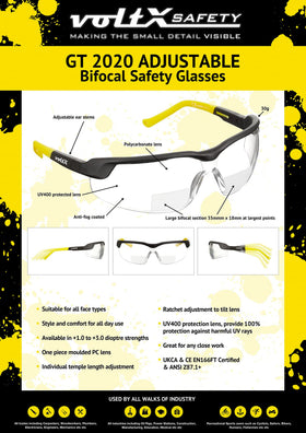 VoltX GT lightweight wraparound frame designed for all-day wear