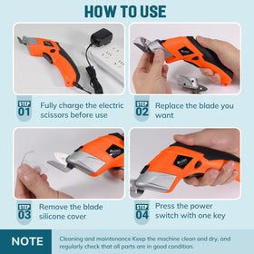 VLOXO CS4001 storage box keeps blades and accessories organized.