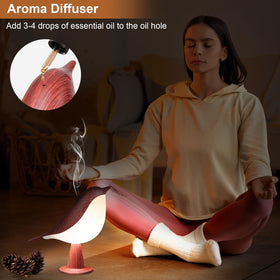 VoMii Aroma Diffuser Function adds subtle scent with essential oil drops.