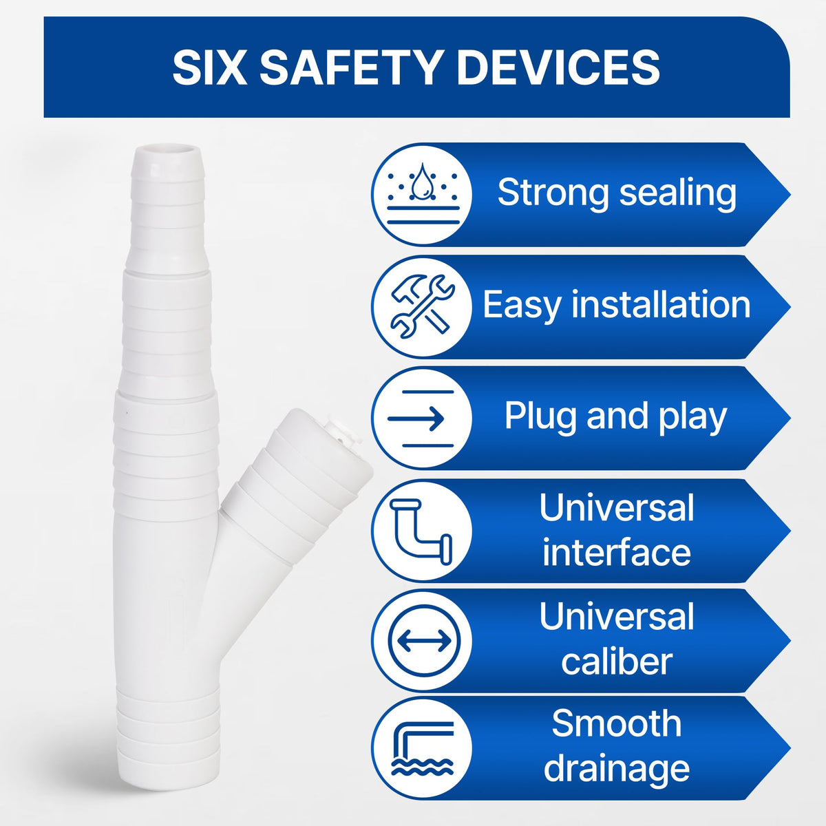 Vomtepe stainless steel clamps secure hoses under heavy kitchen use.