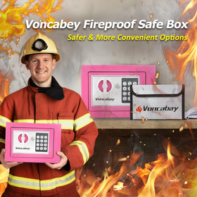 Voncabay pink kids safe box gift option