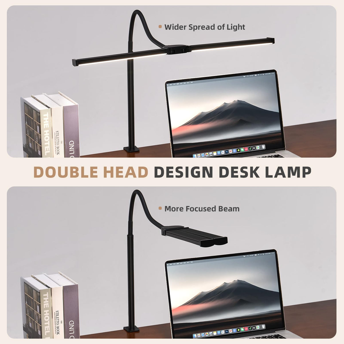 Voncerus lamp with 3 color temperatures and 10 brightness levels for customizing ambiance.
