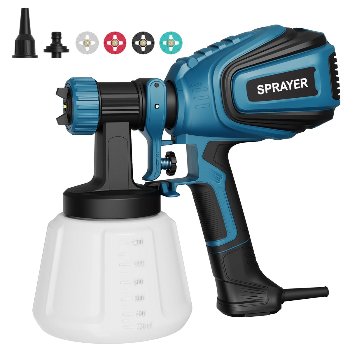 Vonforn paint sprayer front view for compact furniture finishing