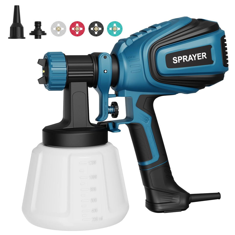 Vonforn paint sprayer front view for compact furniture finishing