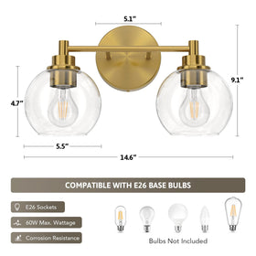 VONLUCE E26 base compatibility with standard bulbs offers flexibility.