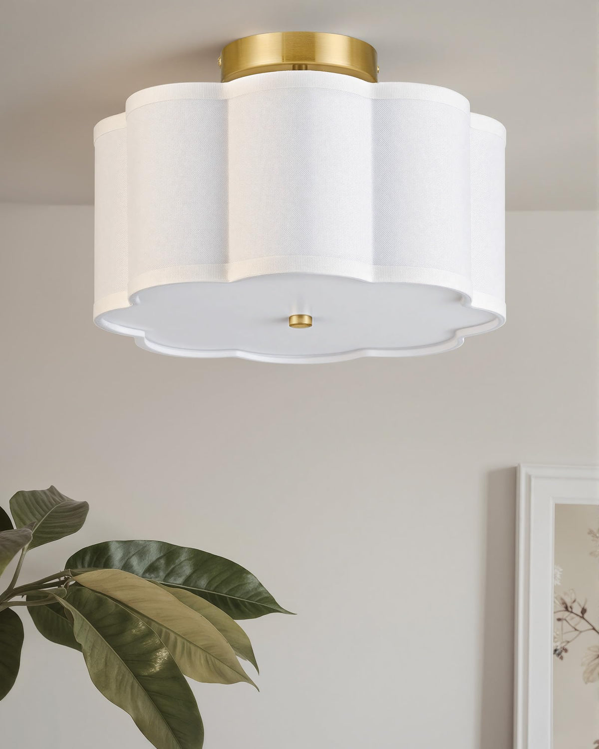 Bulbs not included; customize brightness with preferred bulb options.