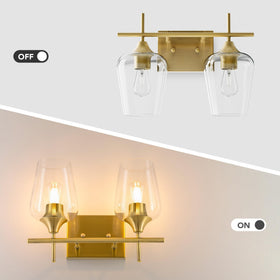VONLUCE vanity light over mirror delivering soft, even illumination for daily grooming.