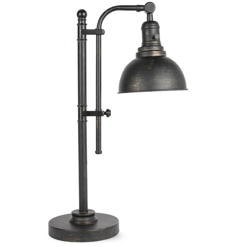 VONLUCE Rustic Desk Lamp bronze base offers sturdy support for daily tasks.