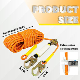 VONLX alloy steel snap hooks offer rustproof, secure harness attachments.