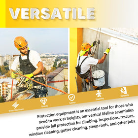 VONLX tree climbing line kit provides reliable fall protection for outdoor tasks.