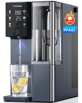 VonWater CT910H countertop RO system in a modern kitchen showing compact purification