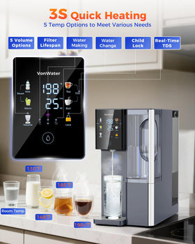 VonWater CT910H pitcher stored in the fridge for chilled water