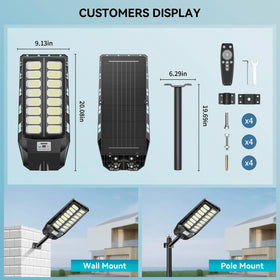 VOOJOY 8000W wall mount installation for quick setup on any surface