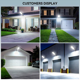 VOOJOY parking-lot solar light for nighttime visibility and safety