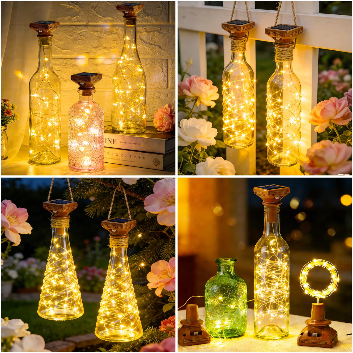 VOOKRY IP65 waterproof design protects wine lights outdoors