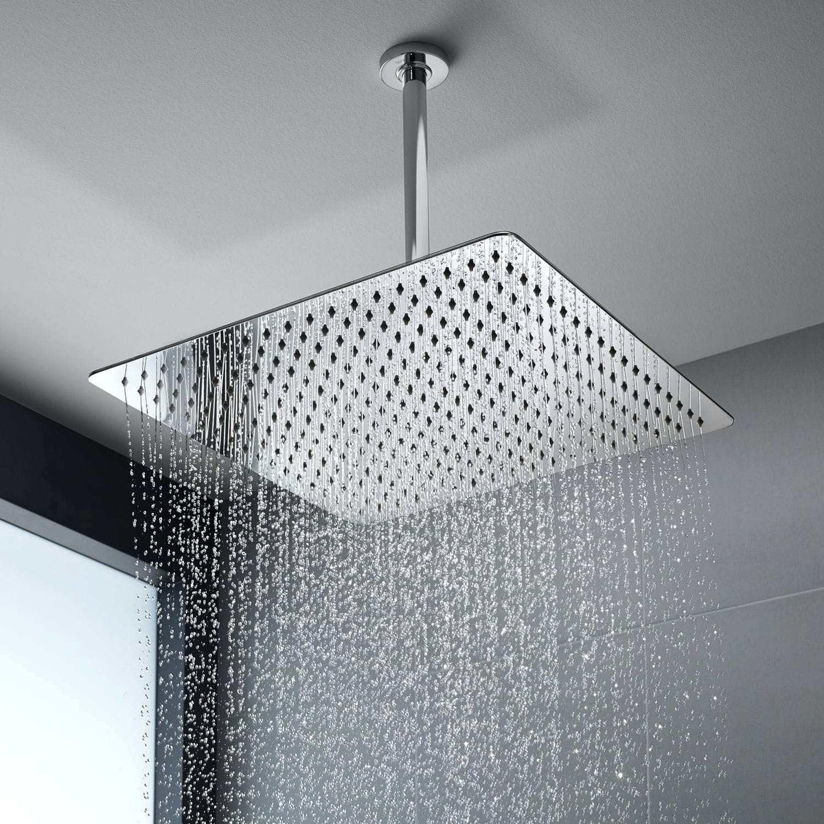 Voolan brushed nickel finish adds modern, durable bathroom style.