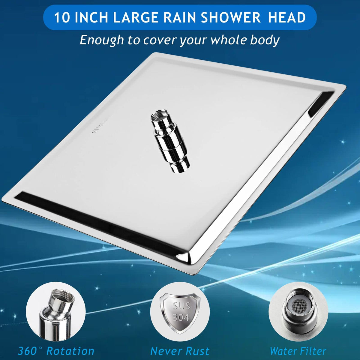 Voolan high-pressure technology maintains strong flow at low water pressure levels