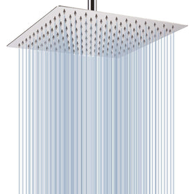 Voolan rain shower head 12-inch delivers immersive coverage for a spa-like shower