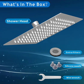 Voolan Rain Shower Head durable brass core supports long-lasting performance