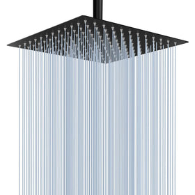 Voolan rain shower head oversized coverage delivering full-body spray.