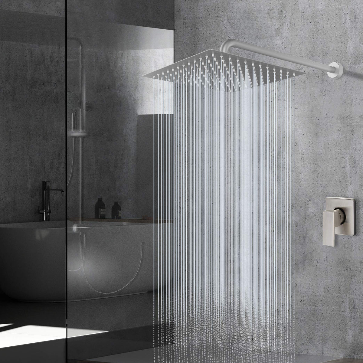 Voolan Rain Shower Head touch-clean nozzles for simple maintenance