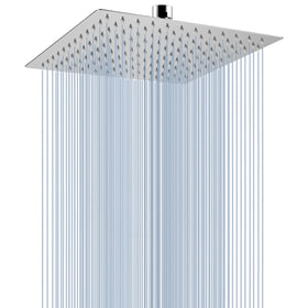 Voolan rain shower head with wide rain spray for a spa-like start to your day