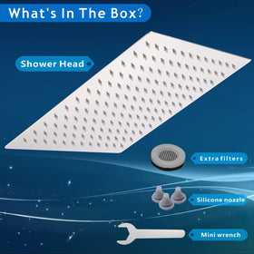 Voolan silicone nozzle system prevents lime scale buildup for easy cleaning