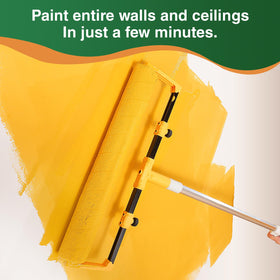 Voomey 18-inch microfiber roller covers for smooth, shed-free results.