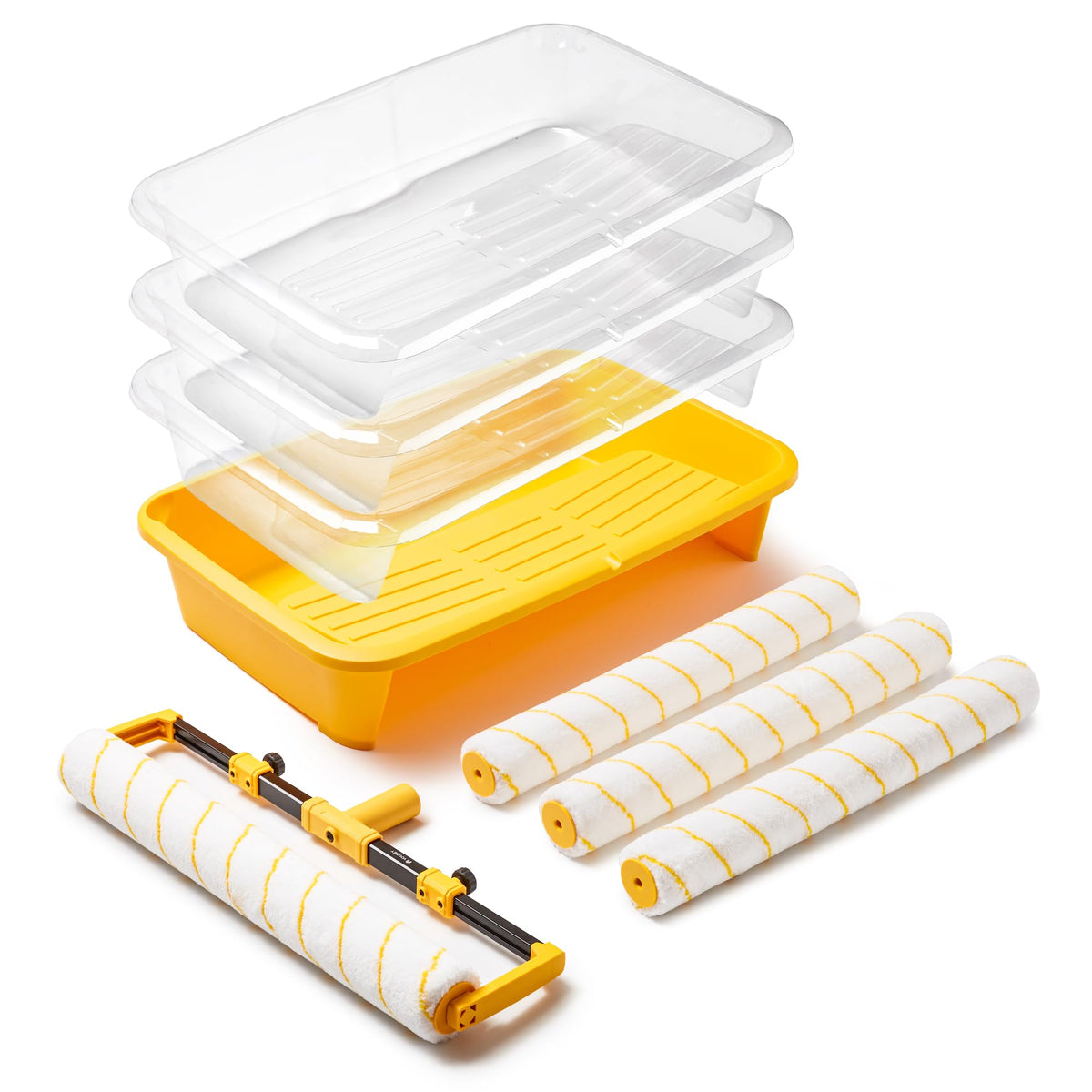 Voomey 18-inch paint roller frame for efficient wall and ceiling coverage.