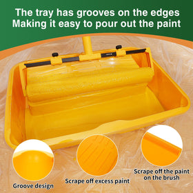 Voomey 18-inch tray liners keep trays clean between colors.
