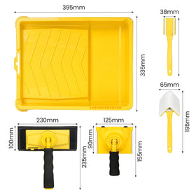Voomey 360° rotating handle offers versatile angles for smooth edge lines.