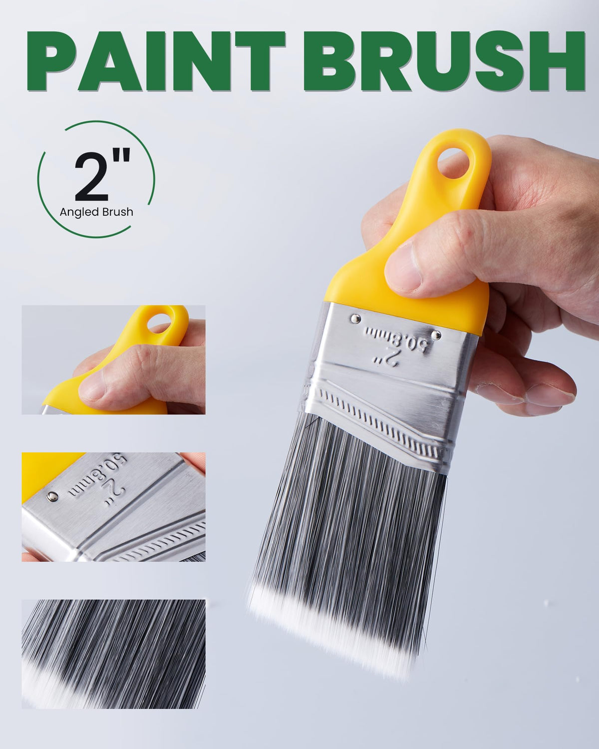 Voomey built-in magnetic brush holder keeping the brush within reach