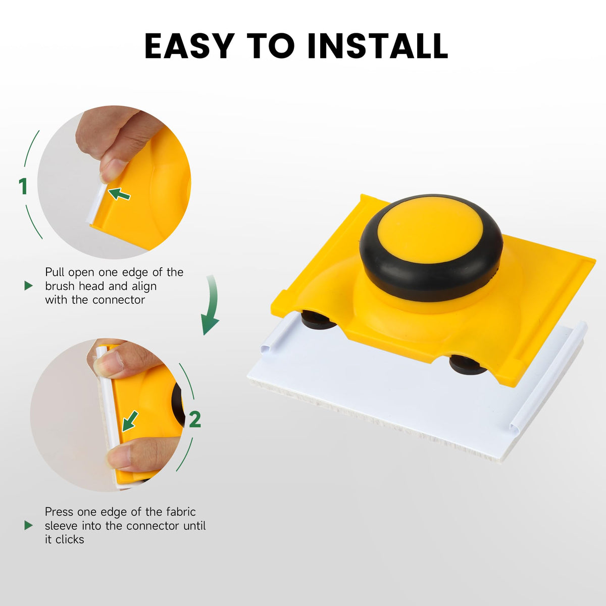 Voomey ceiling corner pad ready for seamless ceiling-to-wall transitions