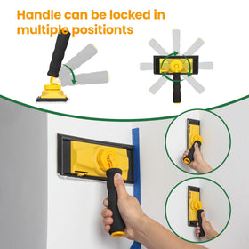 Voomey corner painter pad reaches tight corners without spillover or mess.
