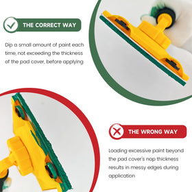 Voomey edger-trimmer in use demonstrates efficient walls and ceilings painting.