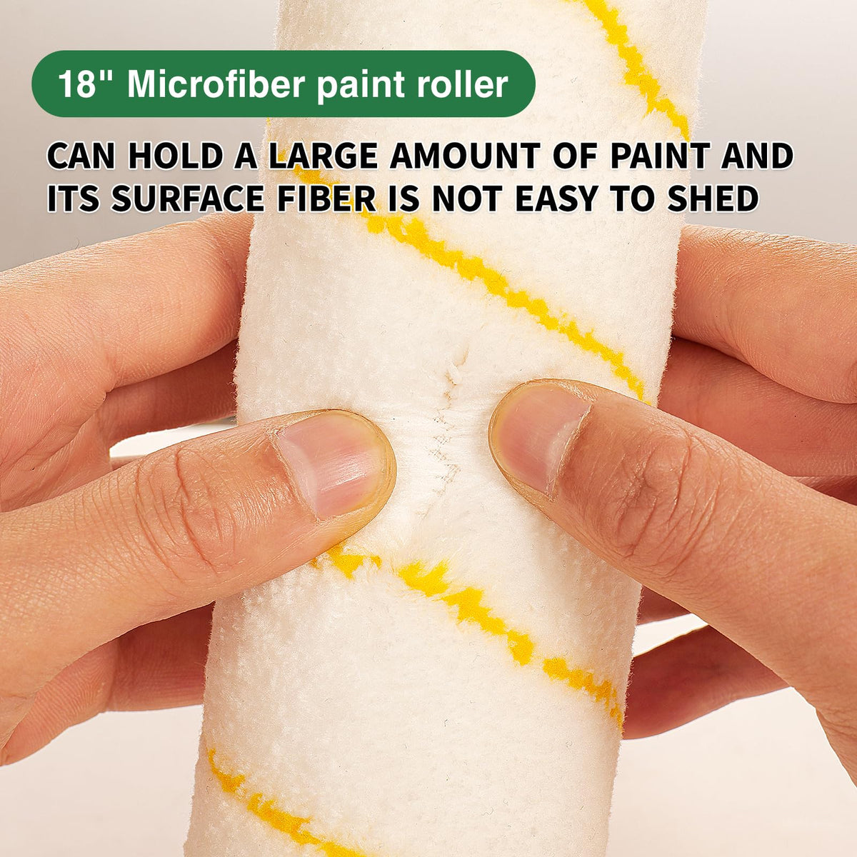 Voomey oversized tray with edge grooves for easy paint pouring.